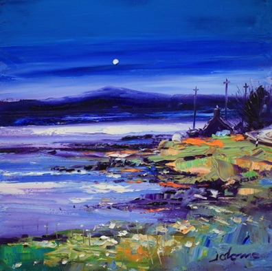 Evening gloaming Aros Isle of Mull 16x16